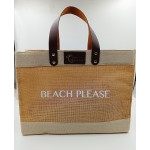 Custom Quality Jute Tote Bag Large Women Sustainable Shopping Bags