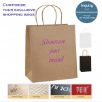 Custom Recyclable FSC Compliant Paper Shopping Bags