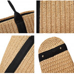 Custom Eco-Friendly Straw Woven Large Beach Bags