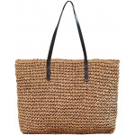 Custom Eco-Friendly Straw Woven Large Beach Bags