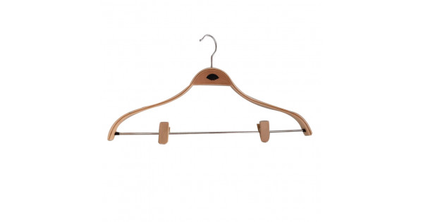 Buy Cherry Wood color hangers for clothes At wholesale price