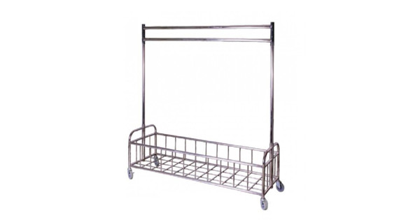 Trolley for hanging online clothes