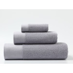 Five Star Platinum Satin Cotton Hotel Bath Towel