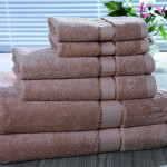 Star Hotel 16S Cotton Yarn Dyed Dobby Jacquard Hand Towel 15pcs pack