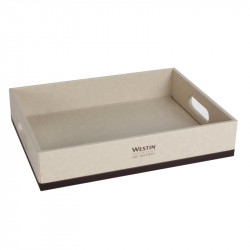 PU Leather Shoe Tray