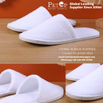 Hotel White Fluffy Slippers