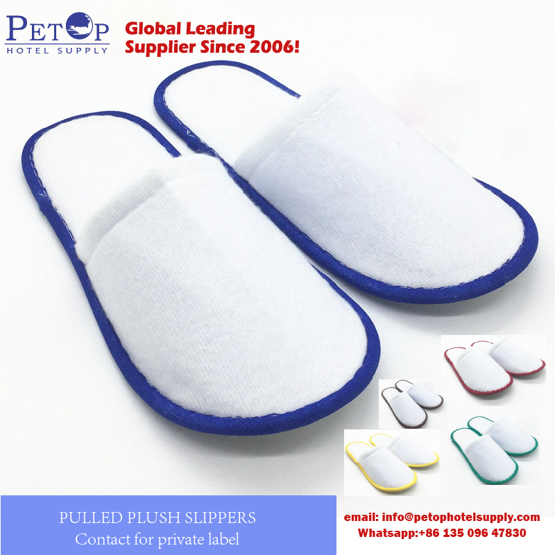 White Disposable Slippers Wholesale for Hotel Guests | Petop Hotel Supply