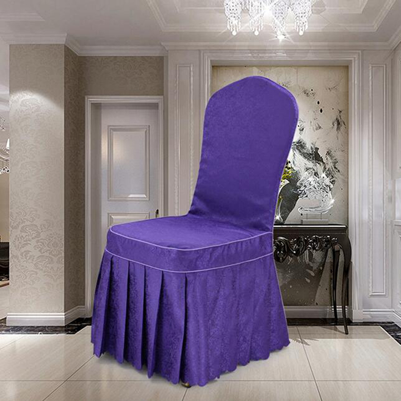 Jacquard banquet chair cover - Valley Tablecloths