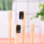 Household Natural Bamboo Wood Toothbrush with Small Brush Head