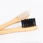 Household Natural Bamboo Wood Toothbrush with Small Brush Head