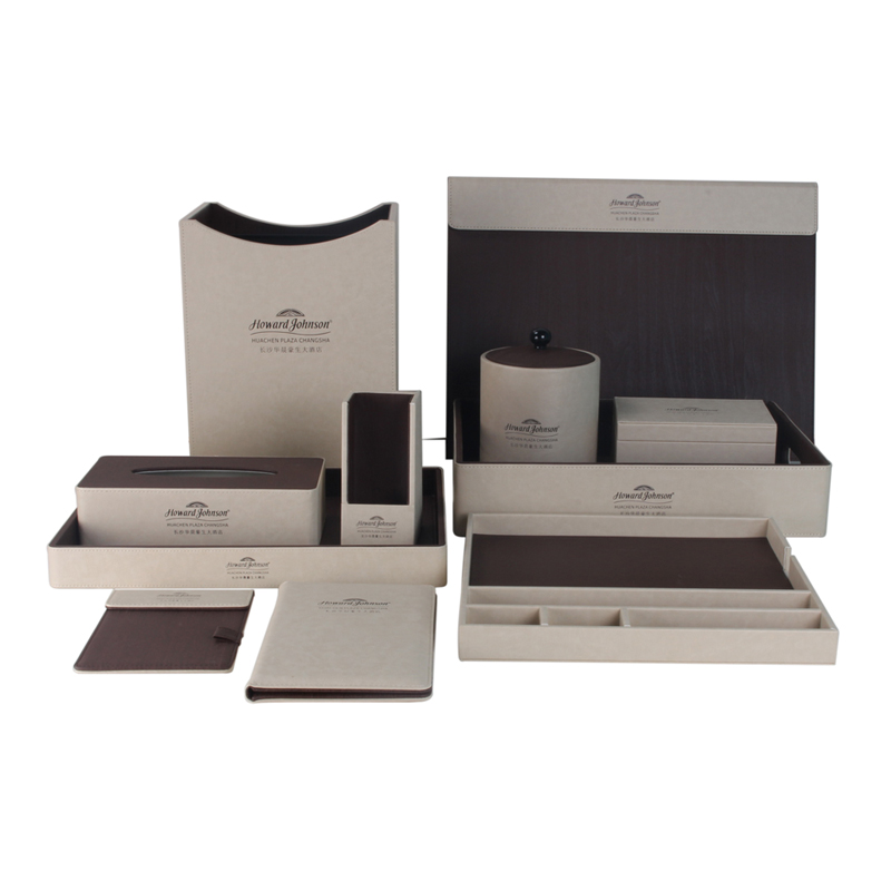 PU Leather Table Top Accessories, Packaging Type: Box